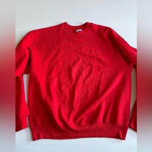 Vintage University of Amsterdam Red Crewneck Sweater